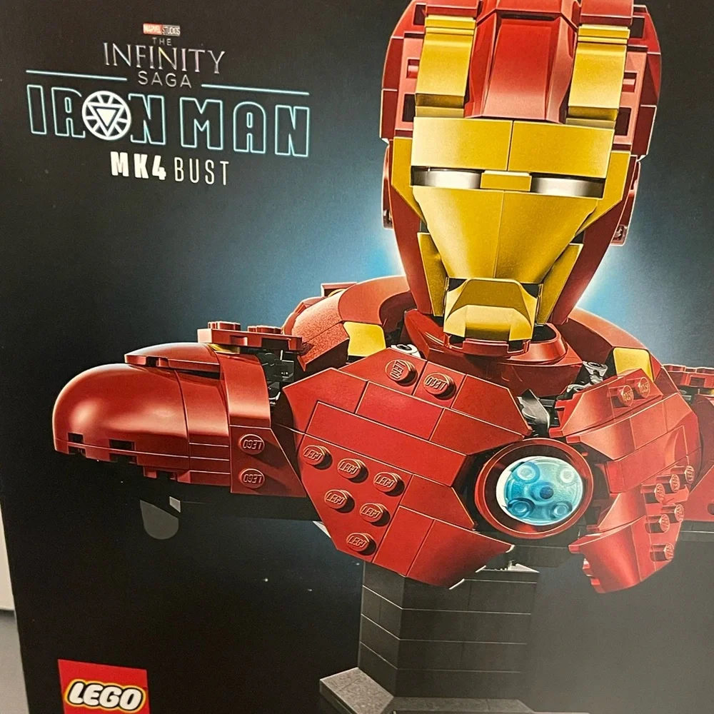 LEGO Marvel Iron Man MK4 Red & Gold Building Set (76327) 436Pcs 18+ NIB Sealed